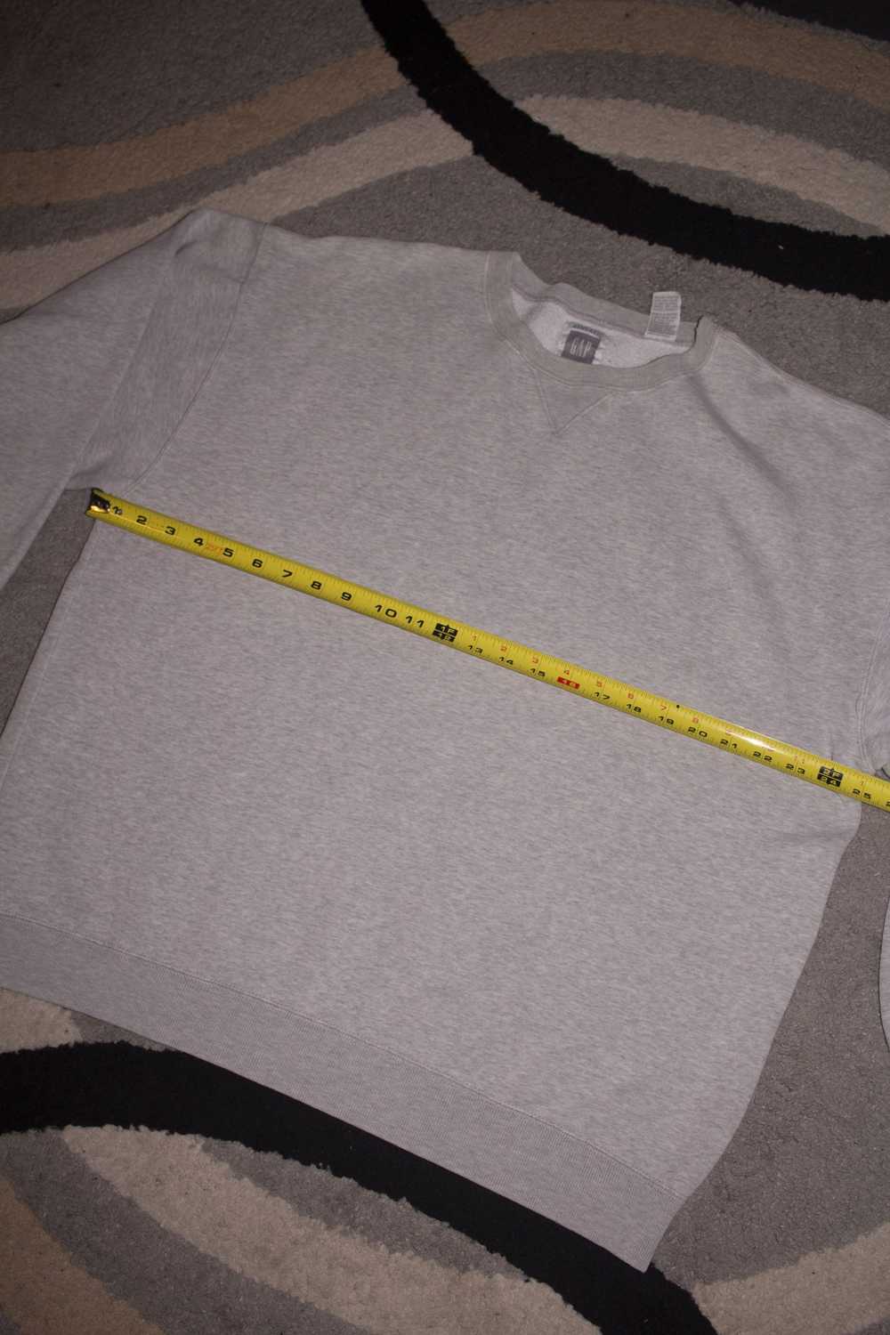 Gap × Vintage 90s Gap Crewneck Sweatshirt (Grey) - image 3