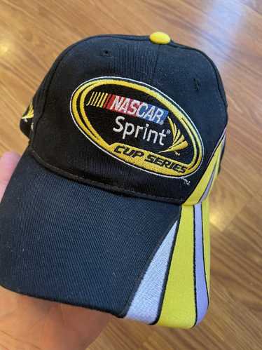 NASCAR Nascar velcro strapback hat one size black