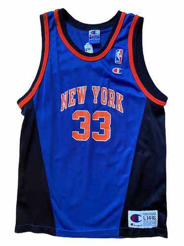 Vintage Patrick Ewing New York Knicks Champion Bas