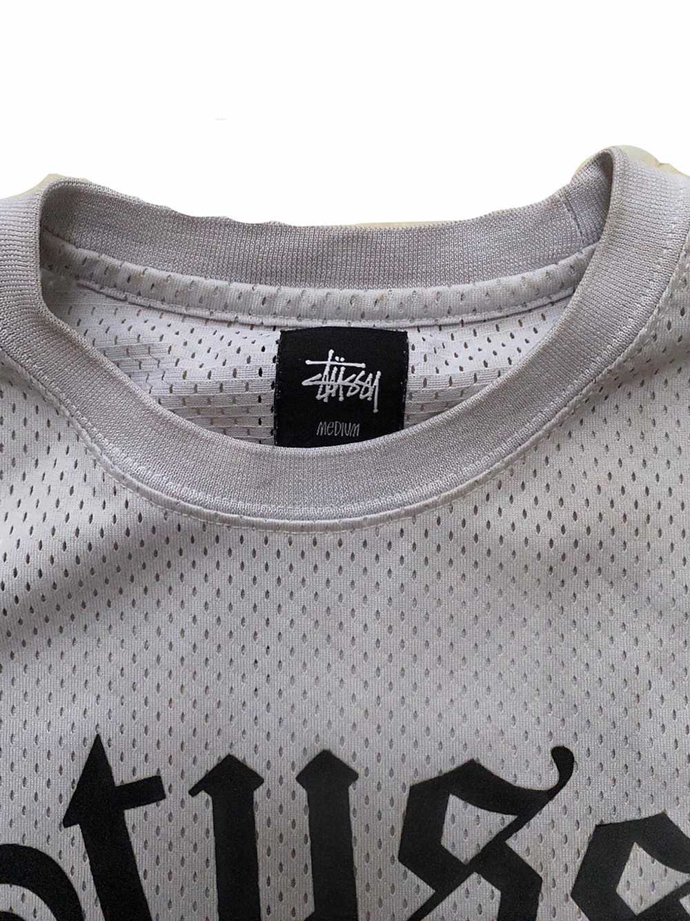 Stussy Crew Football Jersey Style T-Shirt (M) - image 3