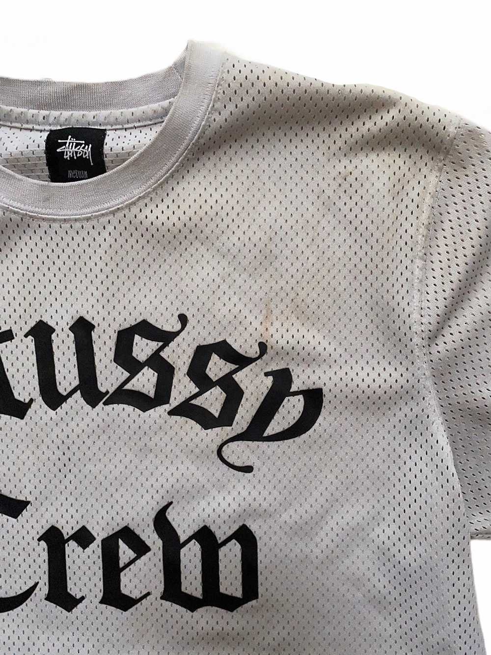 Stussy Crew Football Jersey Style T-Shirt (M) - image 4