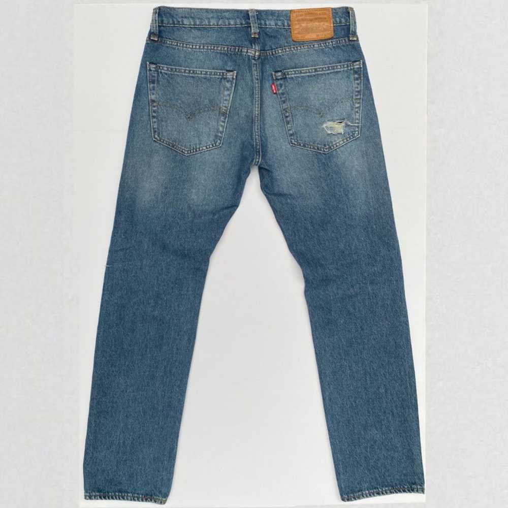 Levi's Distressed Blue Jeans Levis 502 Regular Ta… - image 2