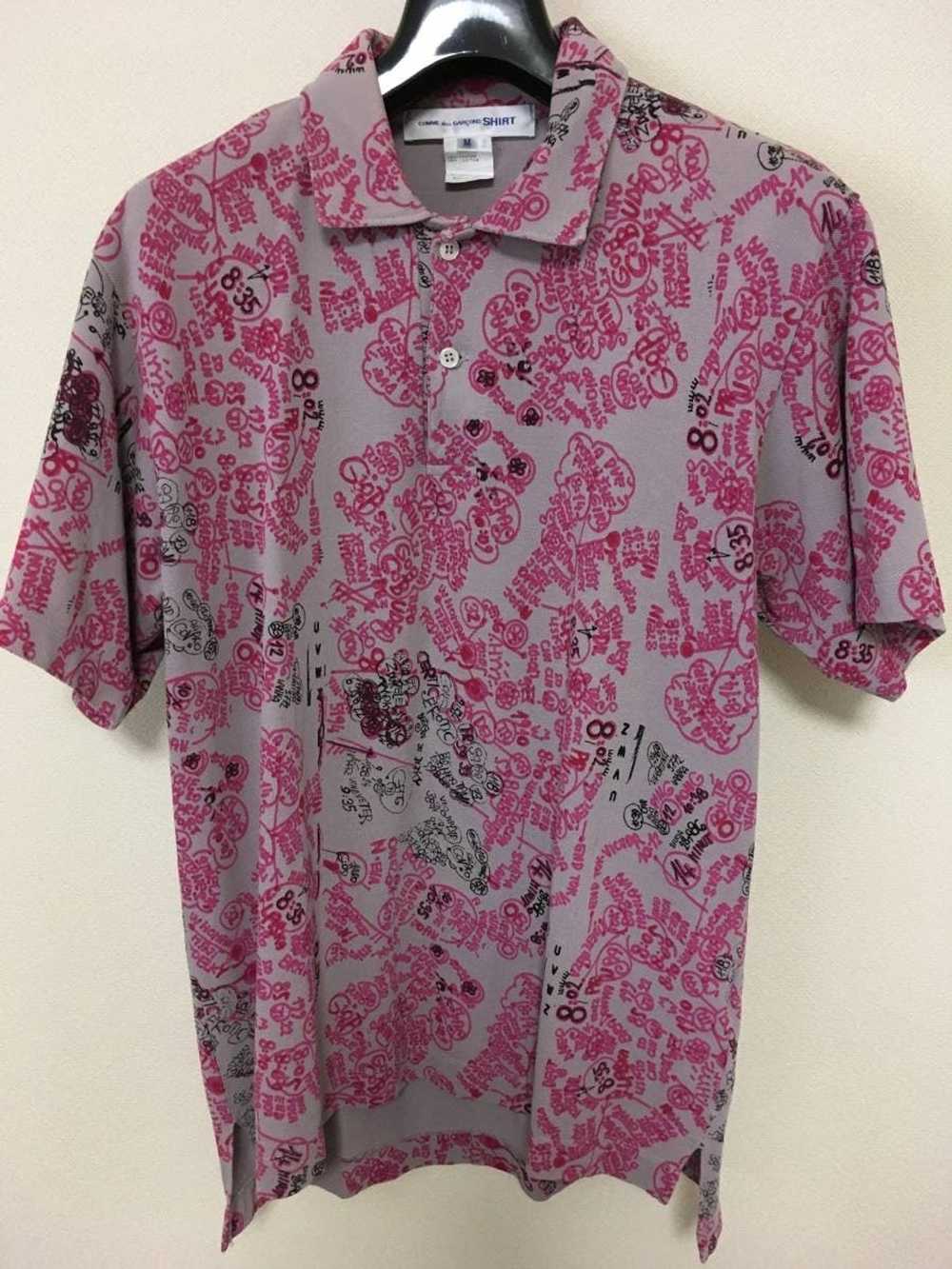 Comme des Garcons Printed Polo Shirt - image 1
