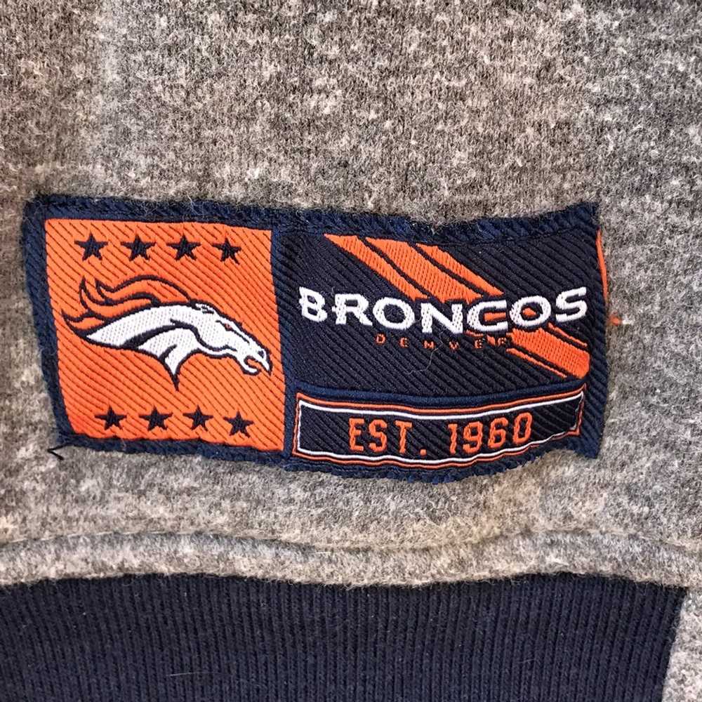 NFL Denver Broncos Embroidered Zip Up Hoodie - image 5