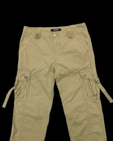 Unionbay Cargo Shorts Mens 34 Fit 36 Beige 100% Cotton Fishing Work Utility  EDC