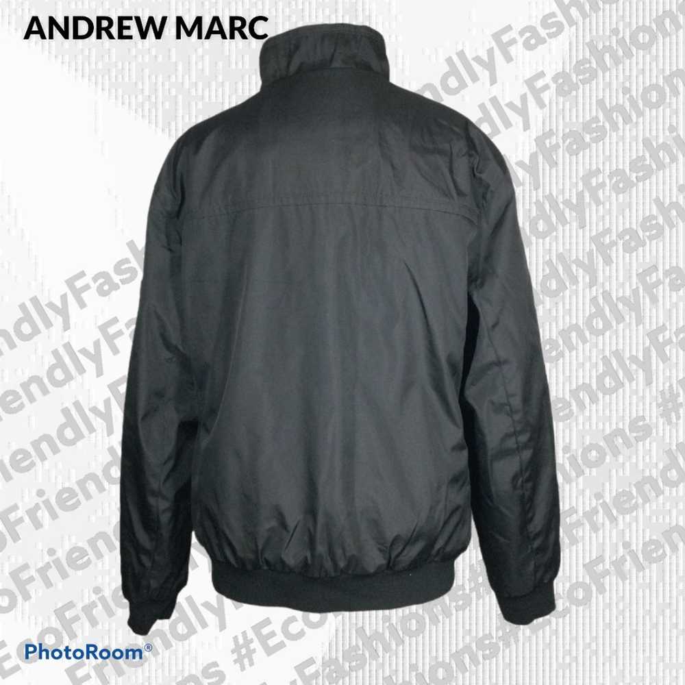 Andrew Marc Andrew Marc Men's Black Long Sleeve F… - image 3