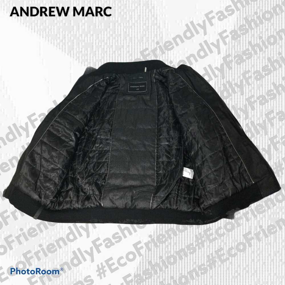 Andrew Marc Andrew Marc Men's Black Long Sleeve F… - image 4