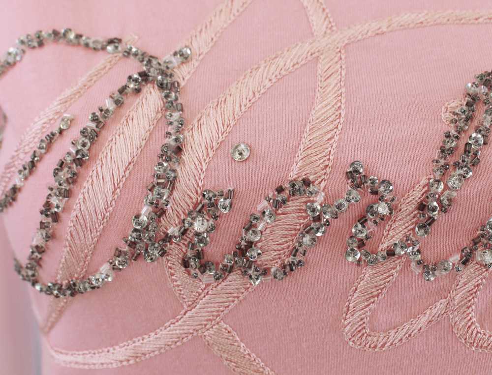 Vintage Christian Dior Diorling Tank Top Pink - image 3