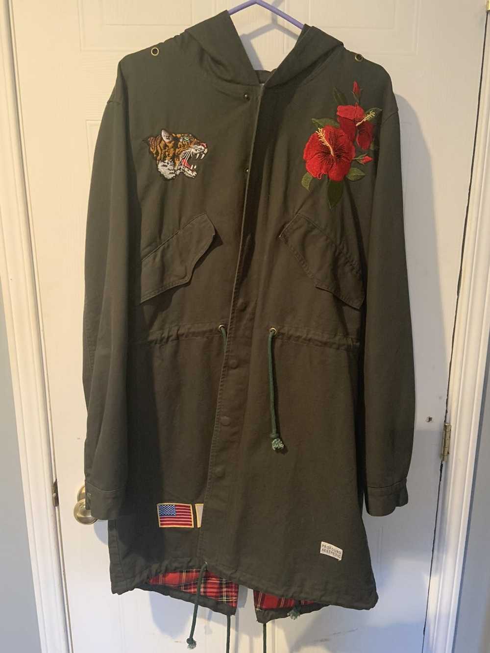 Profound Aesthetic Fighting Tiger Rose Parka - image 1
