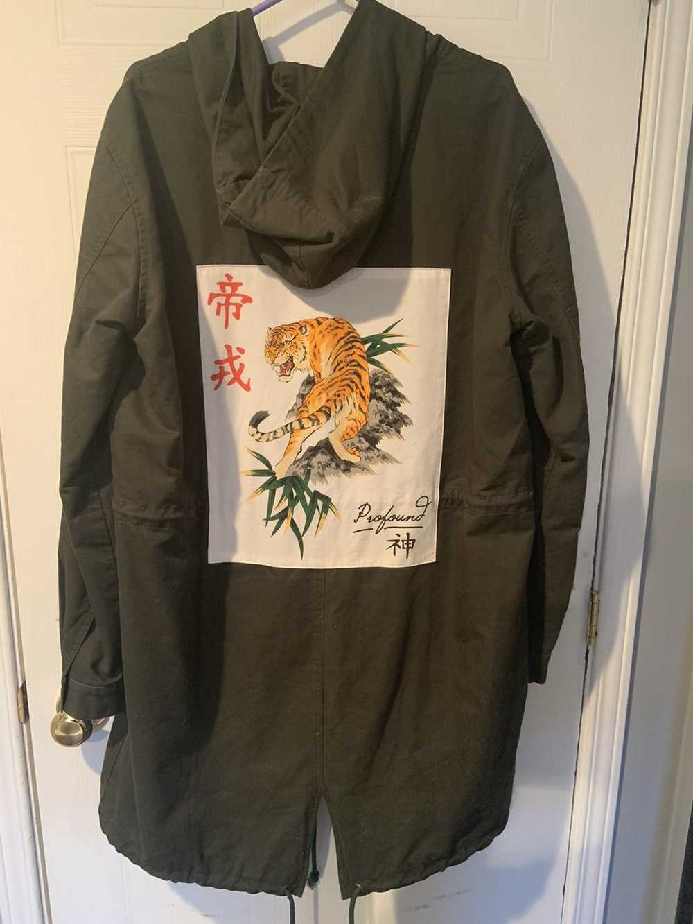 Profound Aesthetic Fighting Tiger Rose Parka - image 2