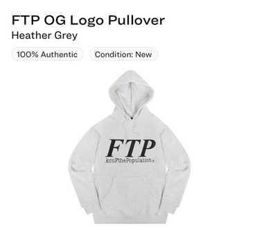 FTP Logo Iridescent Holographic Pullover shops Hoodie