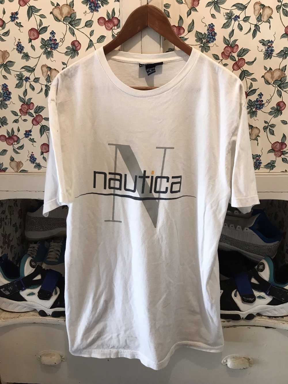 Nautica × Vintage Vintage 90s Nautica T-shirt - image 1