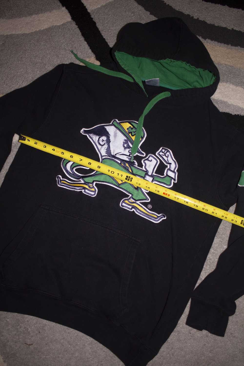 Ncaa × Vintage 90s Notre Dame Fighting Irish Hood… - image 2