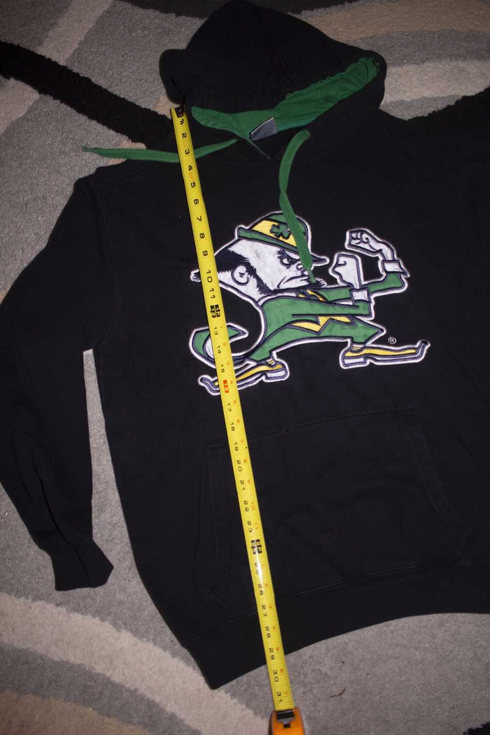 Ncaa × Vintage 90s Notre Dame Fighting Irish Hood… - image 3