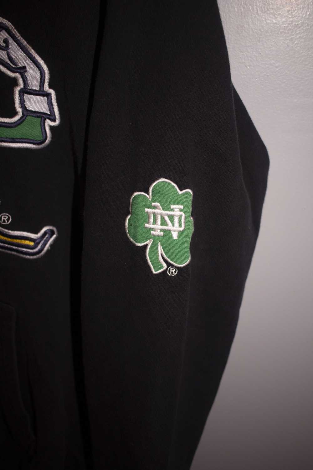 Ncaa × Vintage 90s Notre Dame Fighting Irish Hood… - image 5