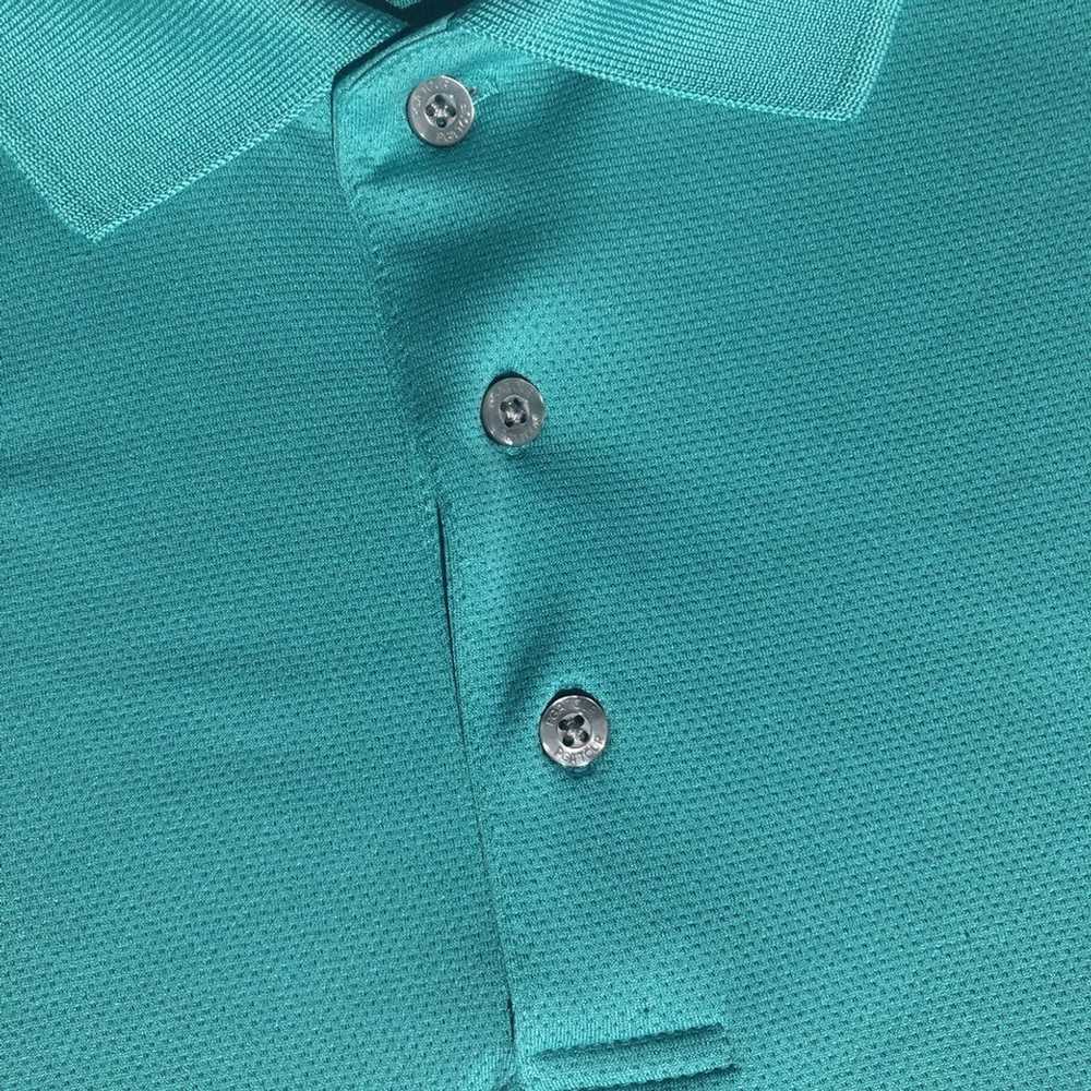 Pga Tour PGA Tour Apparel Airflux Teal Golf Shirt - image 7