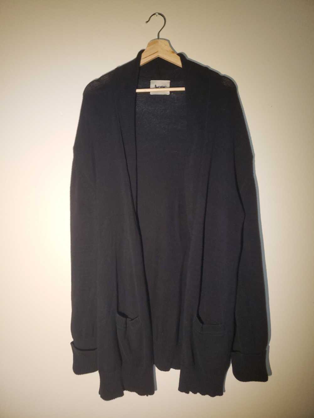 Acne Studios Acne Studios Black Knit Cardigan - image 1