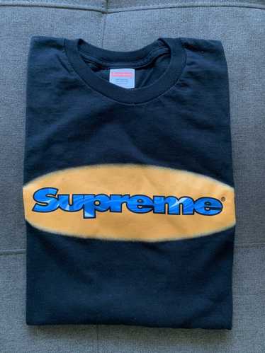 Streetwear × Supreme Supreme Ripple LS Tee Black