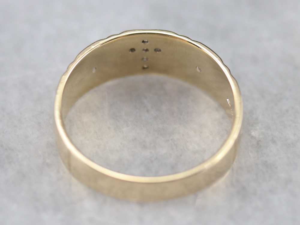 Men's Religious Diamond Band - image 4