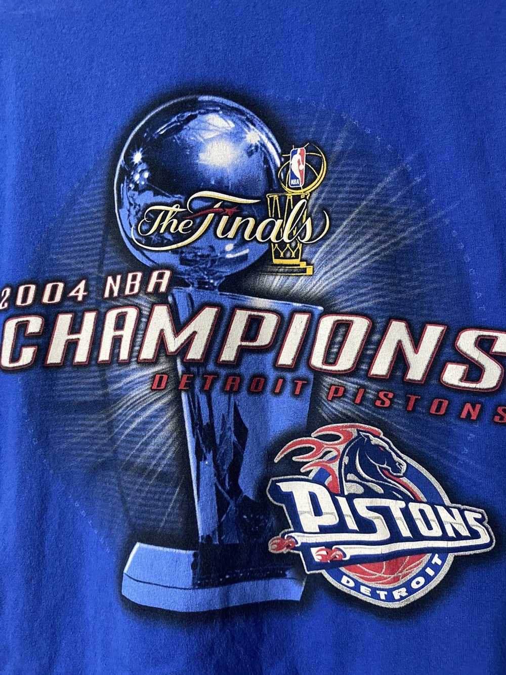 Vintage 2004 NBA Champions Detroit Pistons - XL - image 3