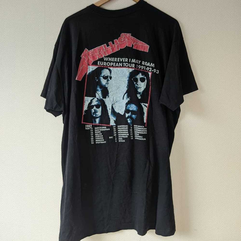 Band Tees × Rock Tees × Vintage 1991 Metallica Wh… - image 8