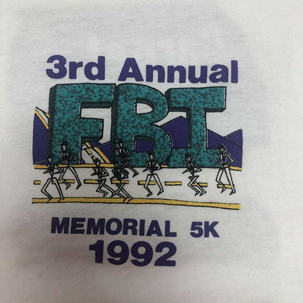 Vintage 1992 FBI 3rd Annual Fun Run Memorial 5k T… - image 5