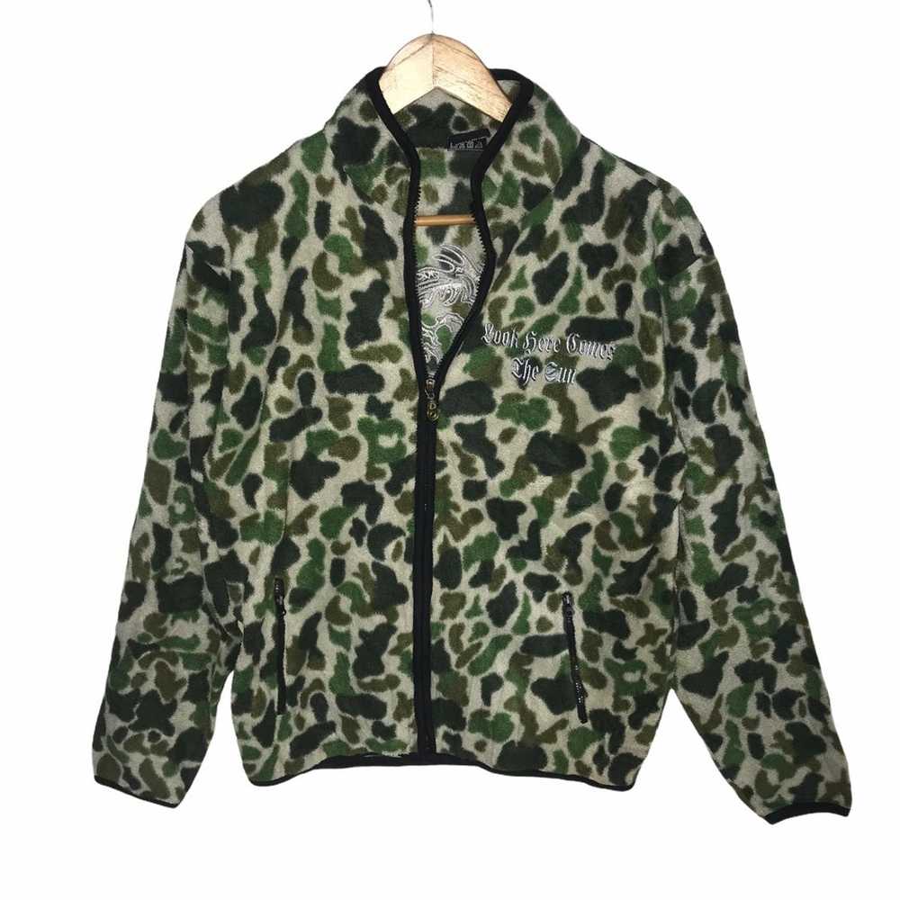 Japanese Brand Digdeep camouflage dragon embroide… - image 2