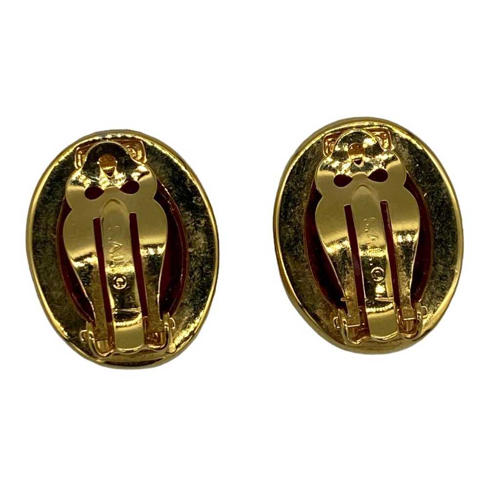 Vintage 1980s Swarovski Rhinestone Earrings - image 3