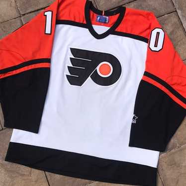 NICE!! Vtg 90s PHILADELPHIA FLYERS Black JERSEY by STARTER Men Medium  EXCELLENT!