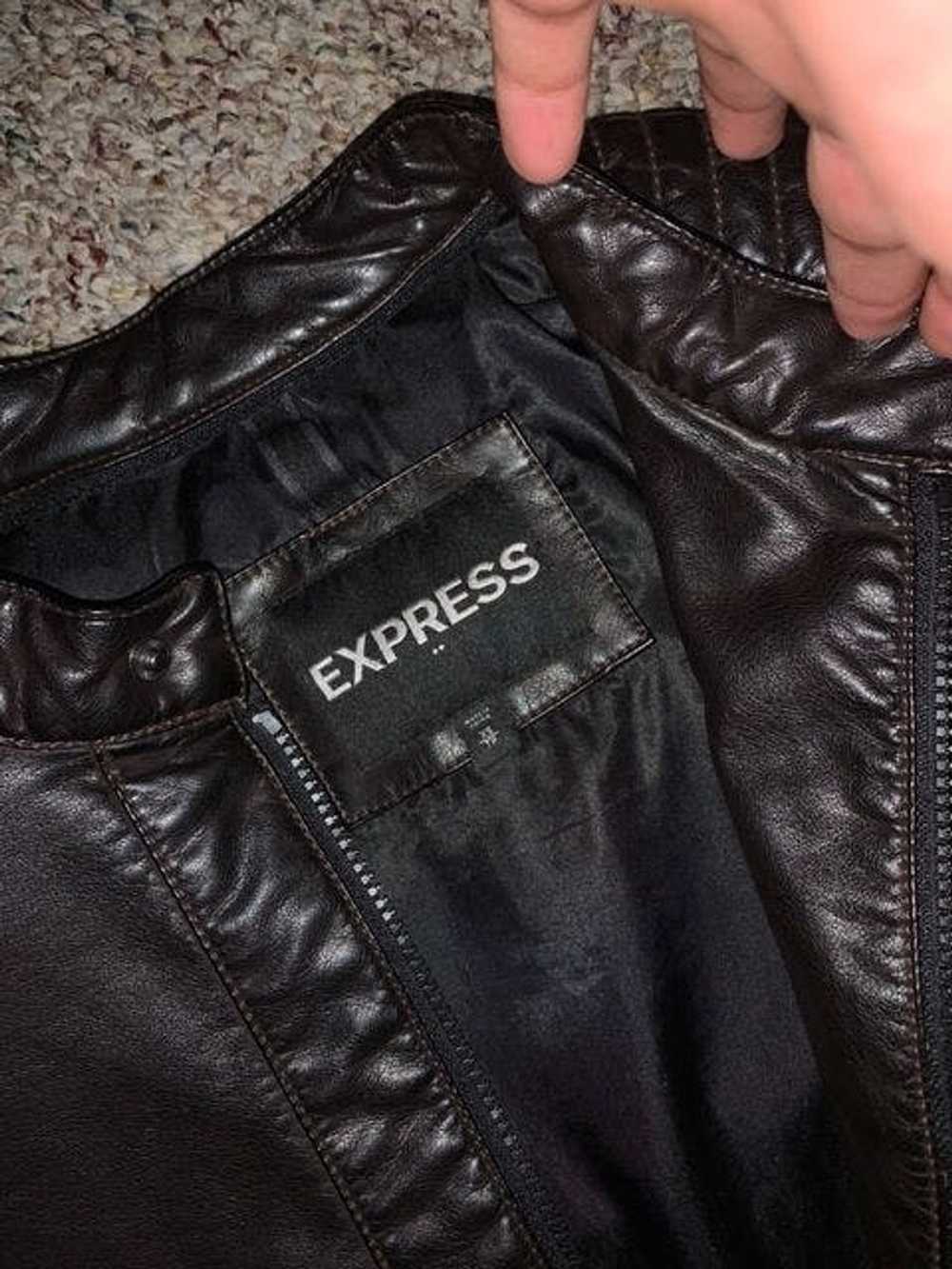 Express Express Leather Jacket - image 4