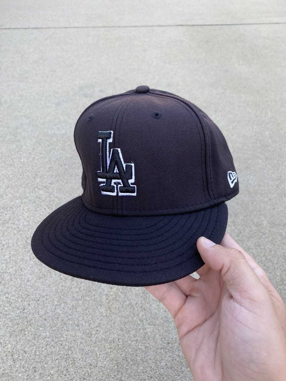 New Era LA Dodgers Fitted Cap/Hat Black - image 1