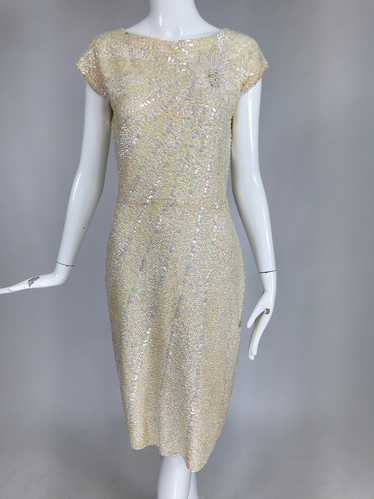 Gene Shelly's Boutique Internationale Cream Sequin