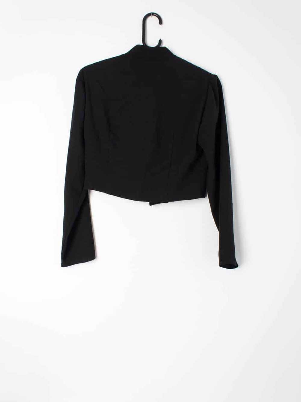 Womens vintage handmade cropped blouse / jacket w… - image 2