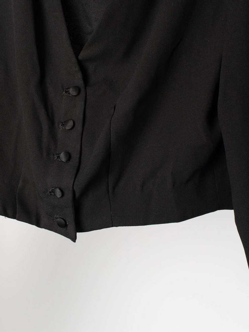 Womens vintage handmade cropped blouse / jacket w… - image 3
