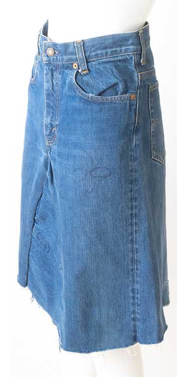 One of a kind 1970s Jean Skirt