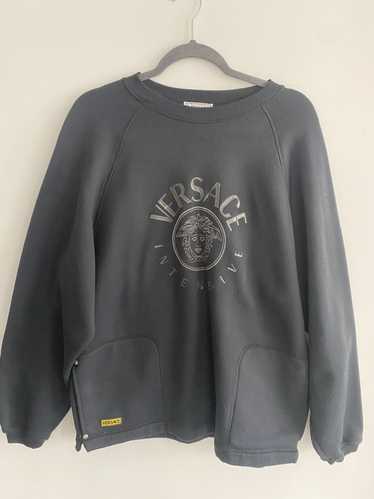 Versace Medusa embroidered reflective sweatshirt