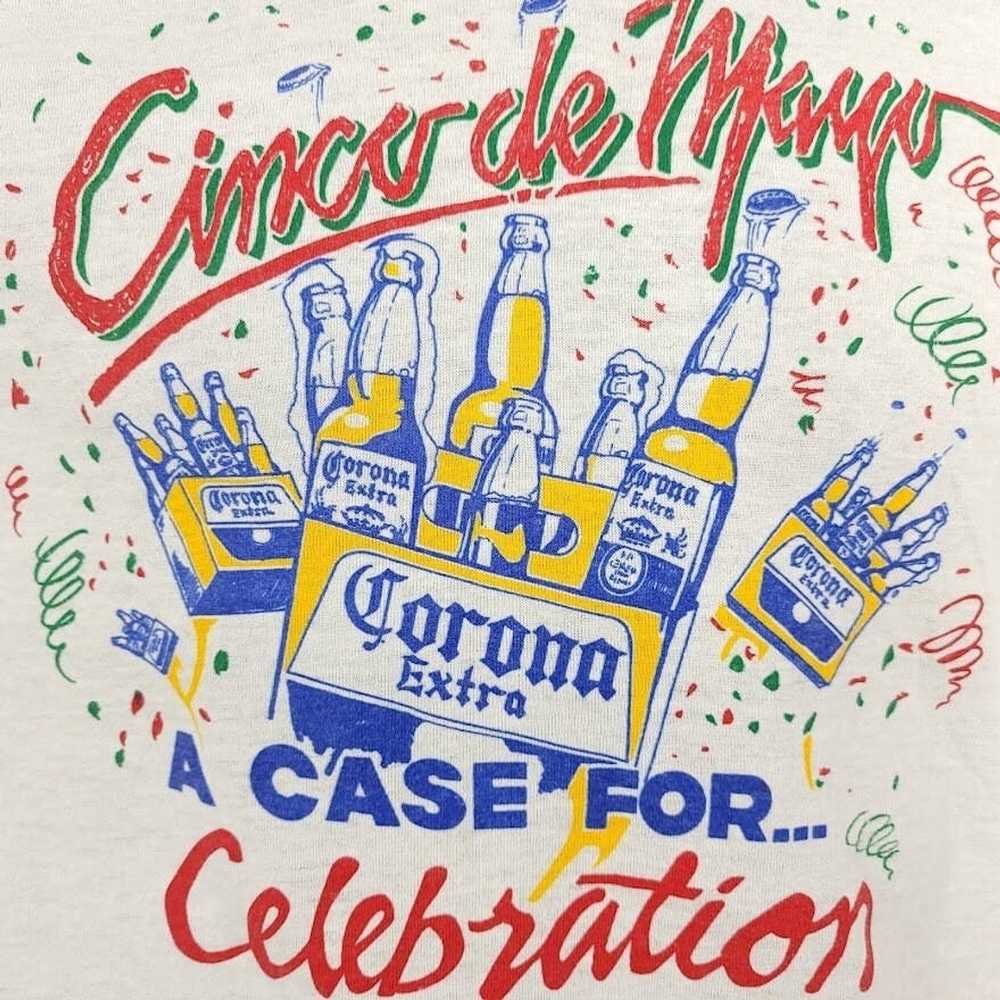Vintage Corona Extra Beer T Shirt Vintage 80s Cin… - image 2