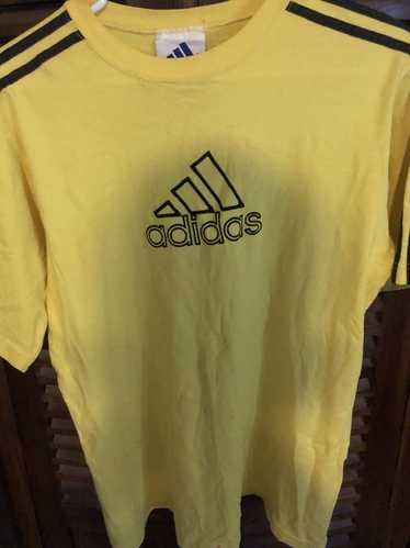 Adidas × Vintage Vintage Yellow Adidas T Shirt - image 1