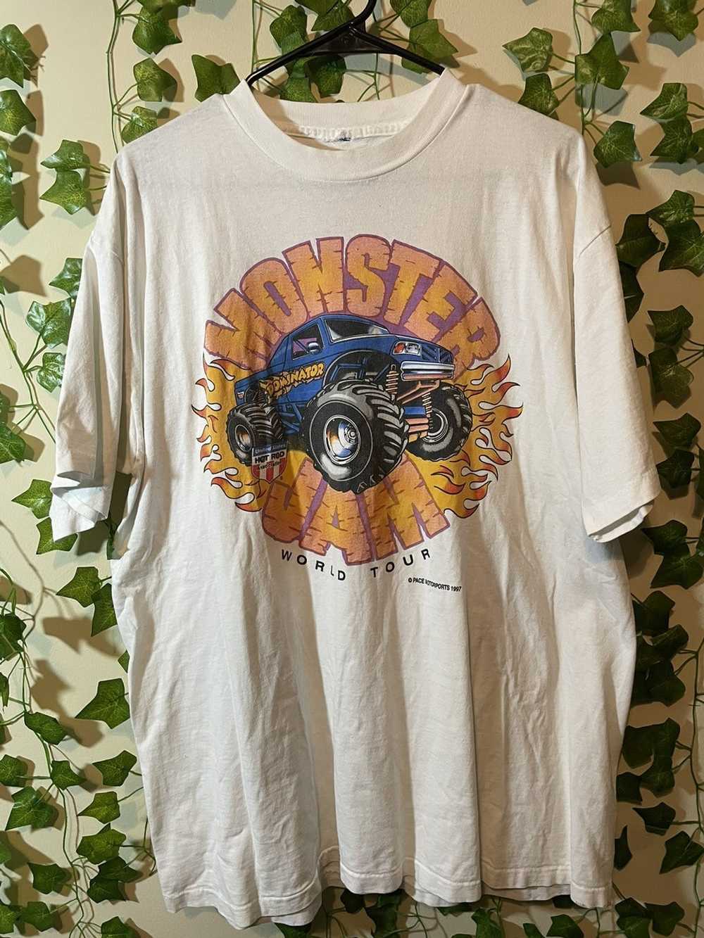 NASCAR × Vintage 1997 Monster Jam World Tour band… - image 2