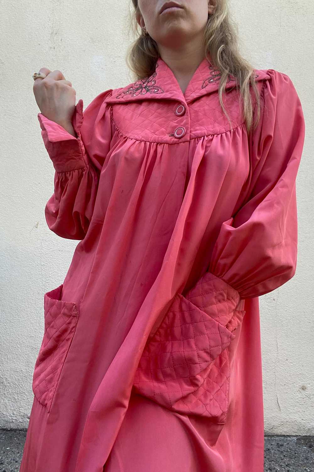 Vintage 1940s Maxan House Coat - image 1