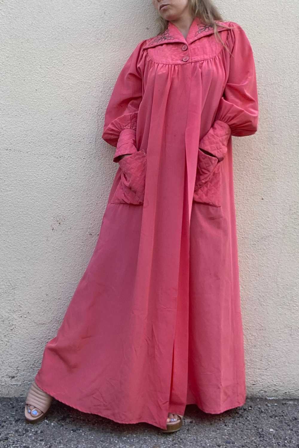 Vintage 1940s Maxan House Coat - image 3