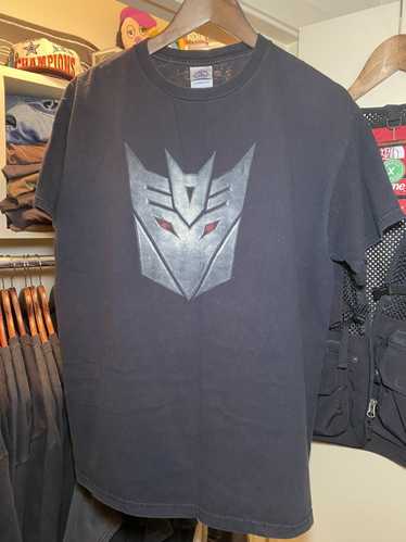 Vintage Y2K Transformers Decepticon Logo Shirt
