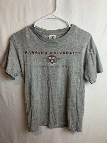 Delta Vintage Harvard Massachusetts Grey T-Shirt … - image 1