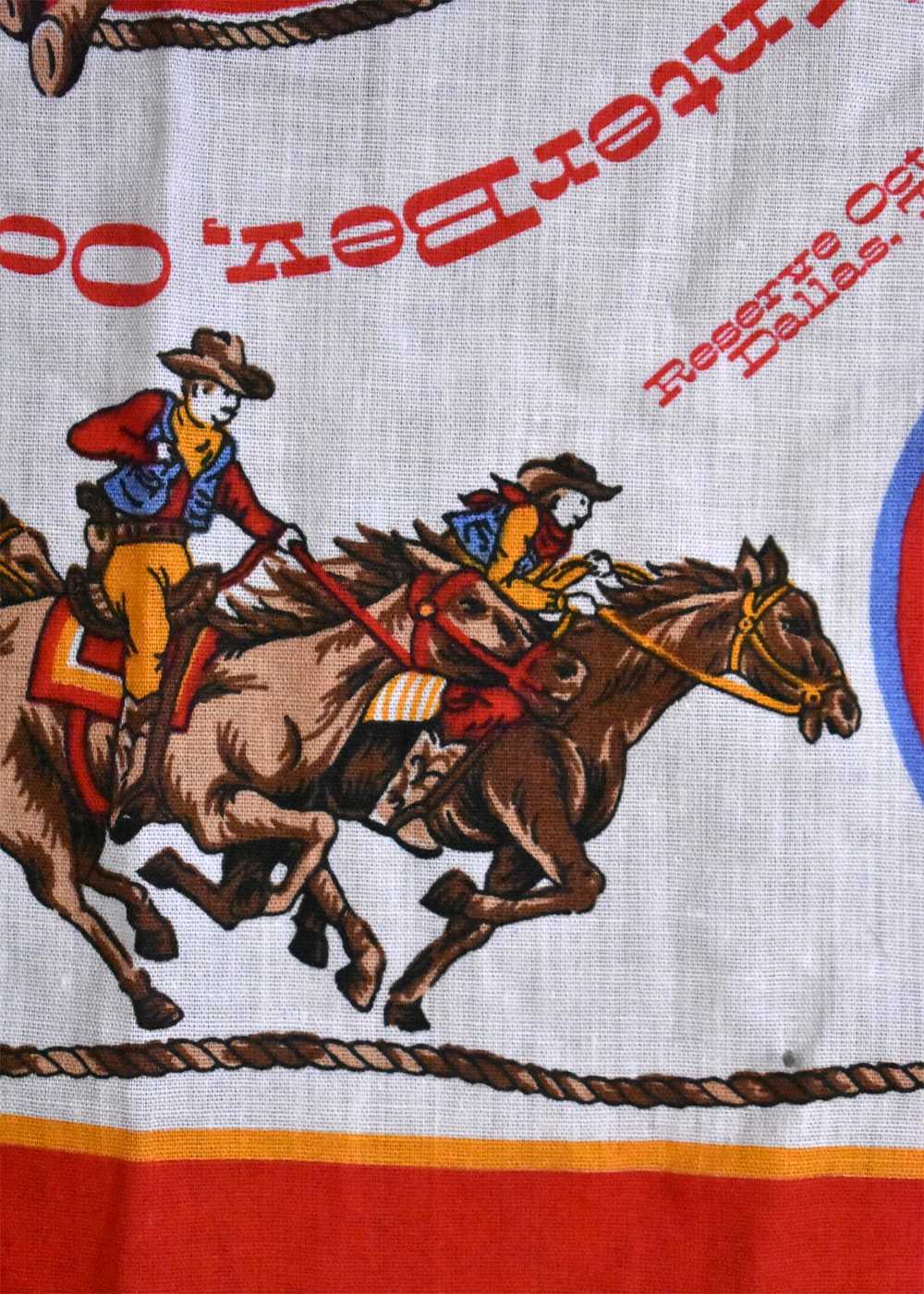 1986 Texas Rodeo Handkerchief - image 2