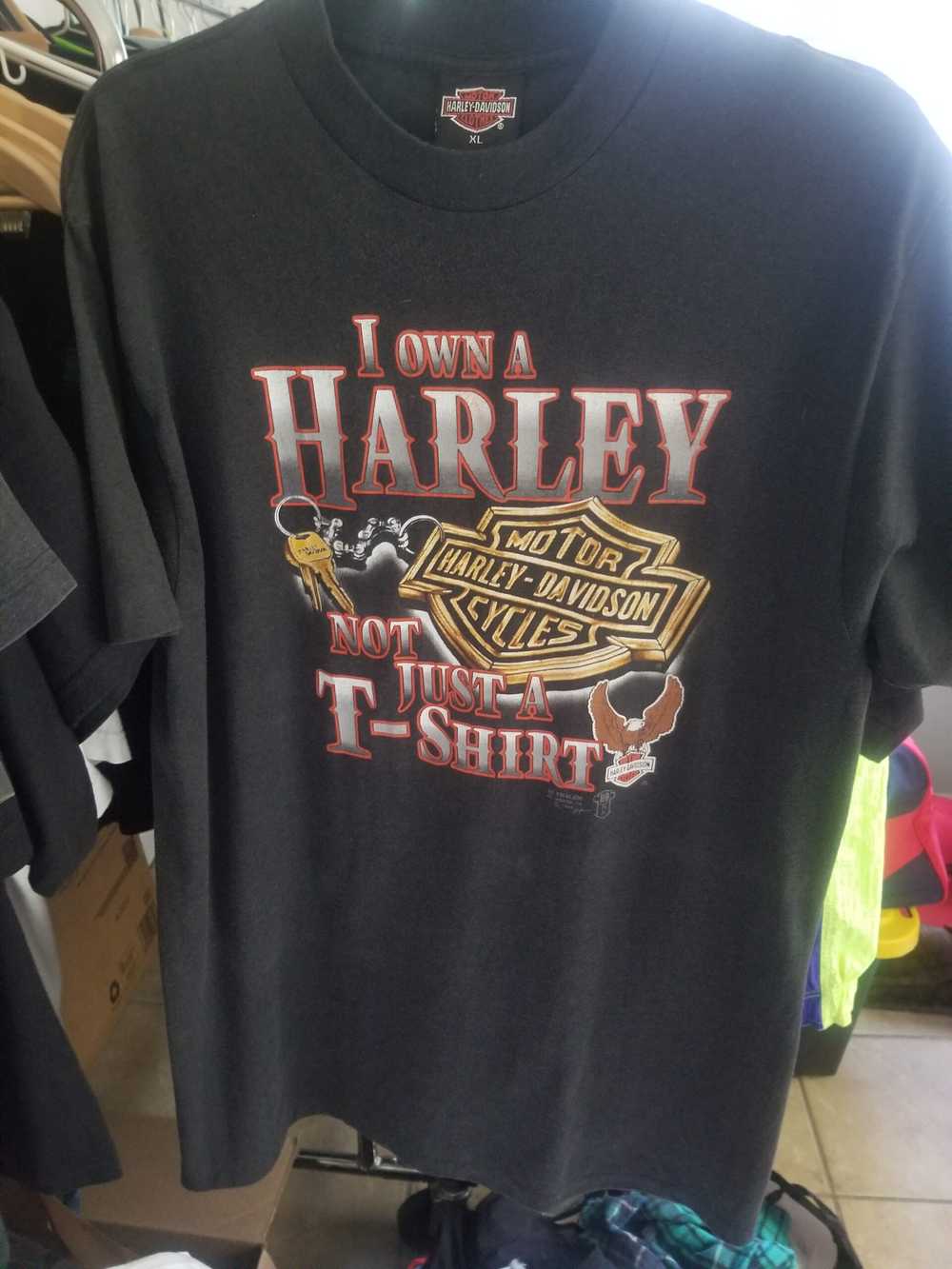 1988 3D Emblem Harley Davidson Shirt Gem