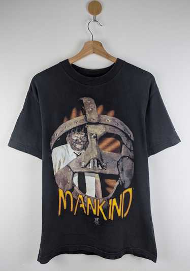 Vintage WWF 90s 1998 Mankind Wrestling shirt