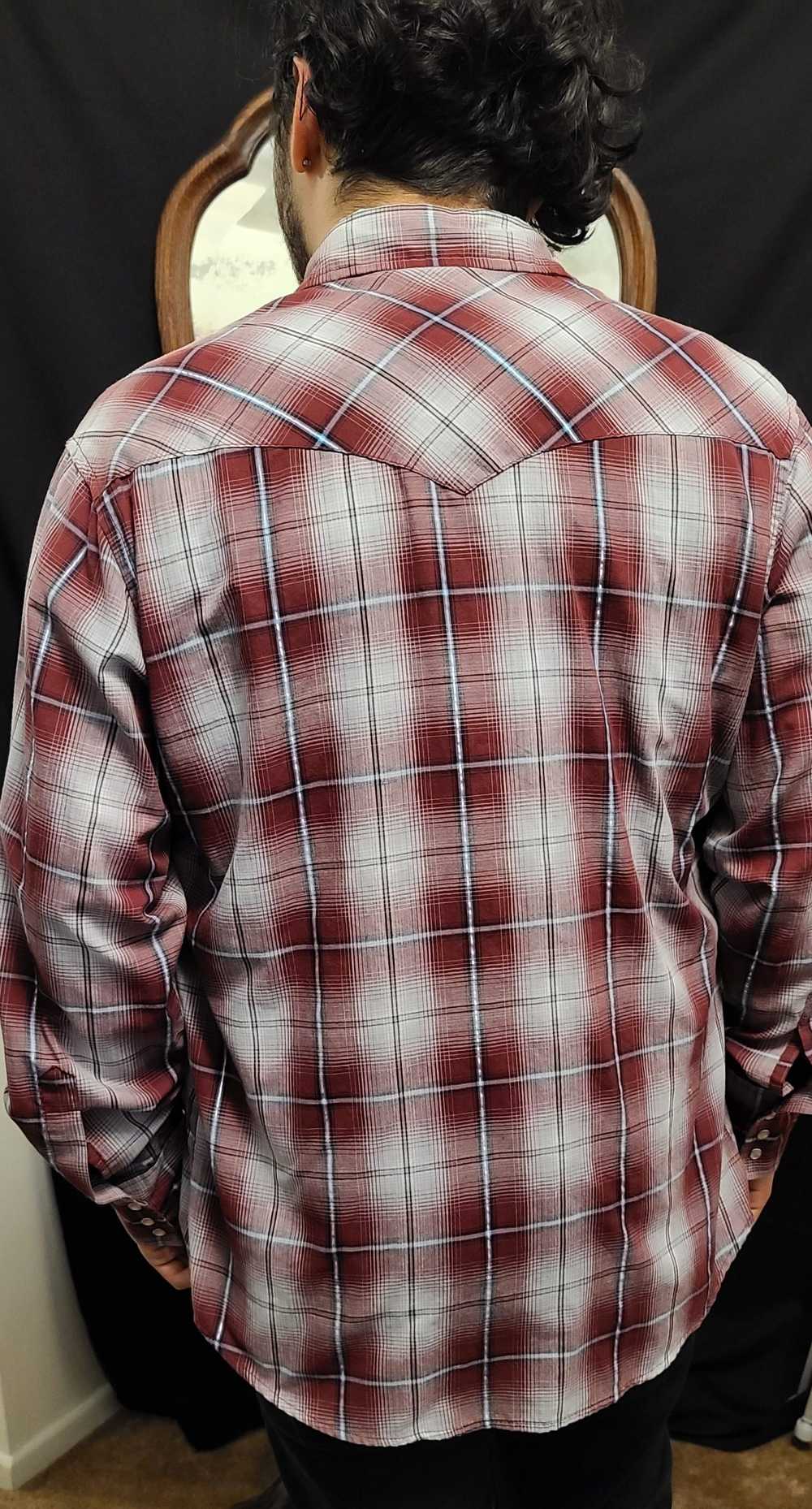 Vintage Wrangler long sleeve button up shirt - image 5