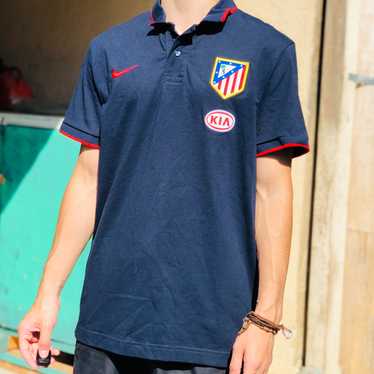 nike Atletico Madrid Soccer Polo Shirt