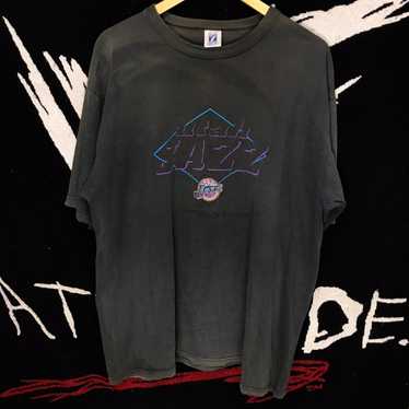 Vintage 90s Utah Jazz Sweatshirt Mens Large Nutmeg Mills NBA Embroidered  Gray