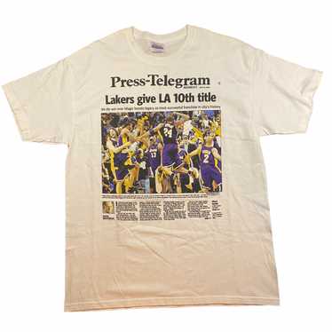 Kobe Newspaper T-shirt - image 1
